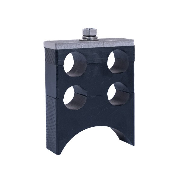 Four Line HDPE 3/4" Tubing Clamp